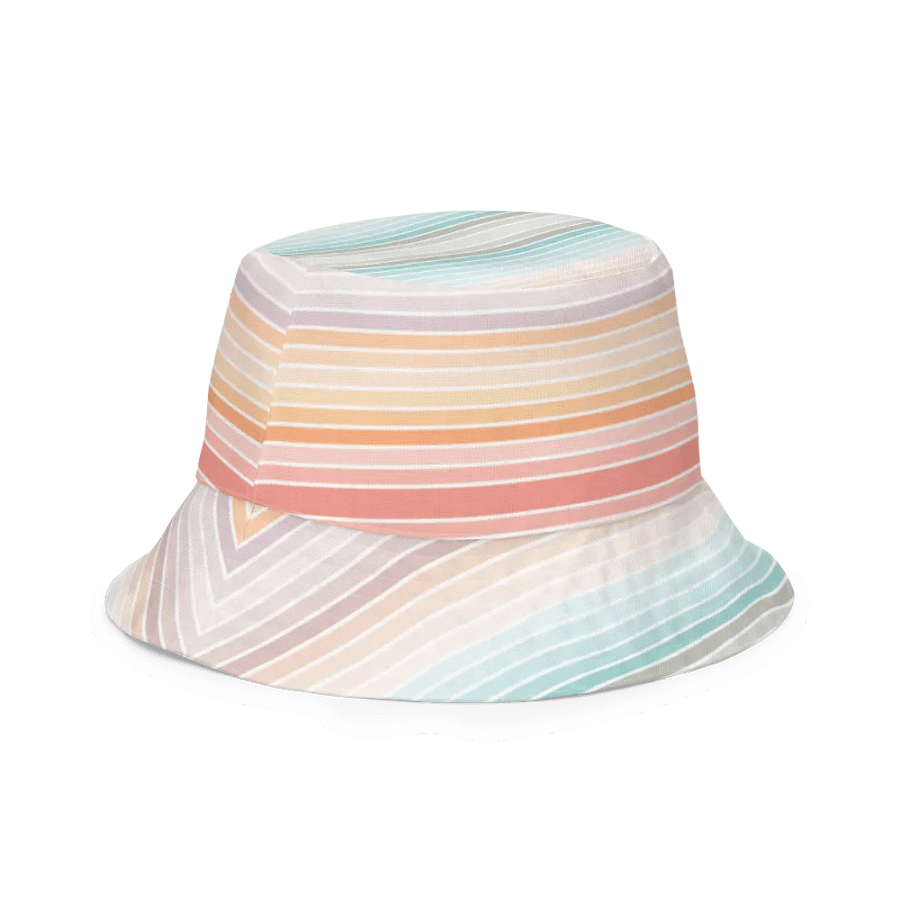 HAPPY DAISY REVERSIBLE BUCKET HAT - Wendehut mit Blümchen und Regenbogen in allen Grössen product image (7)