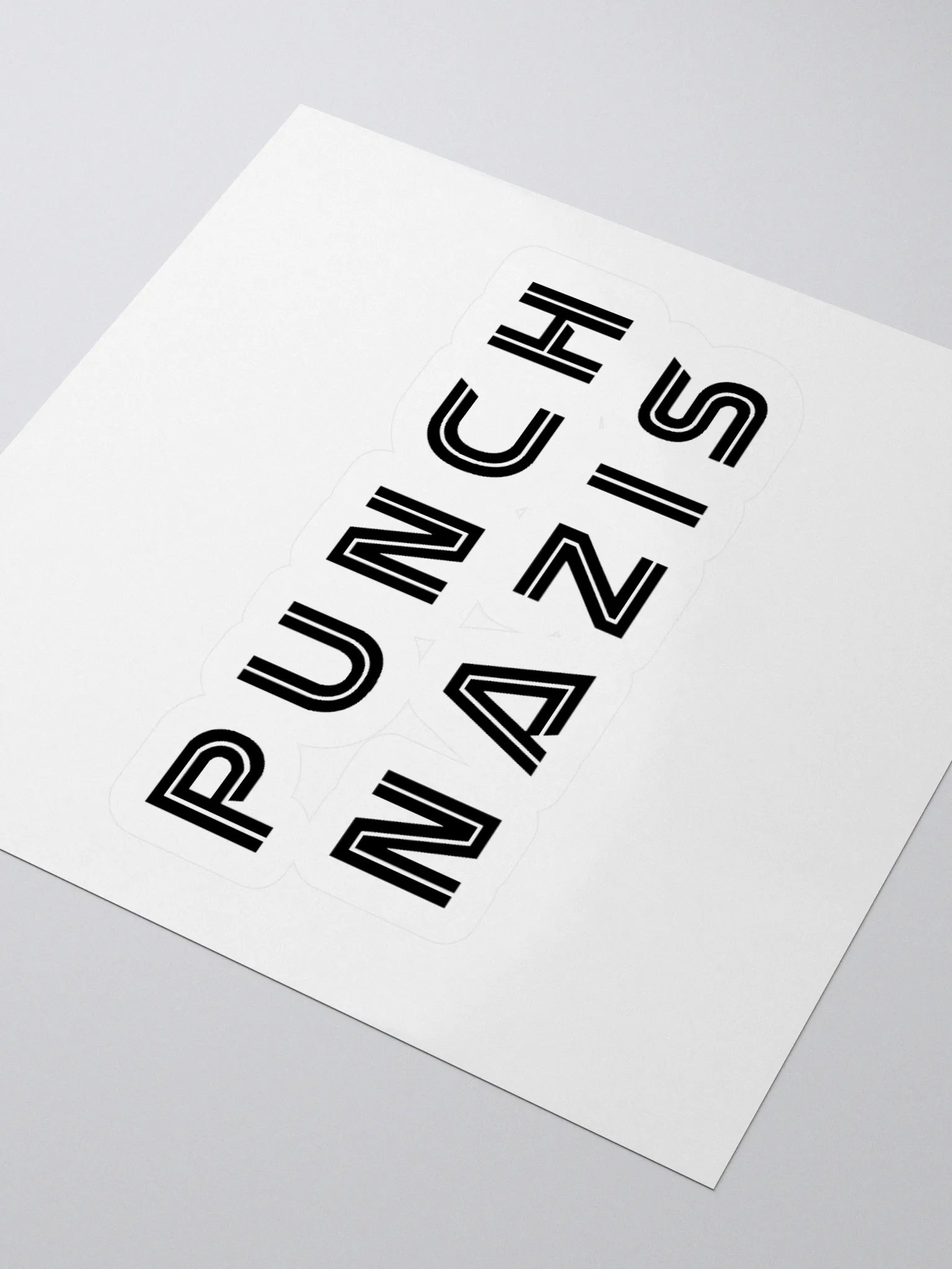 Punch Nazis Kiss Cut Stickers product image (9)