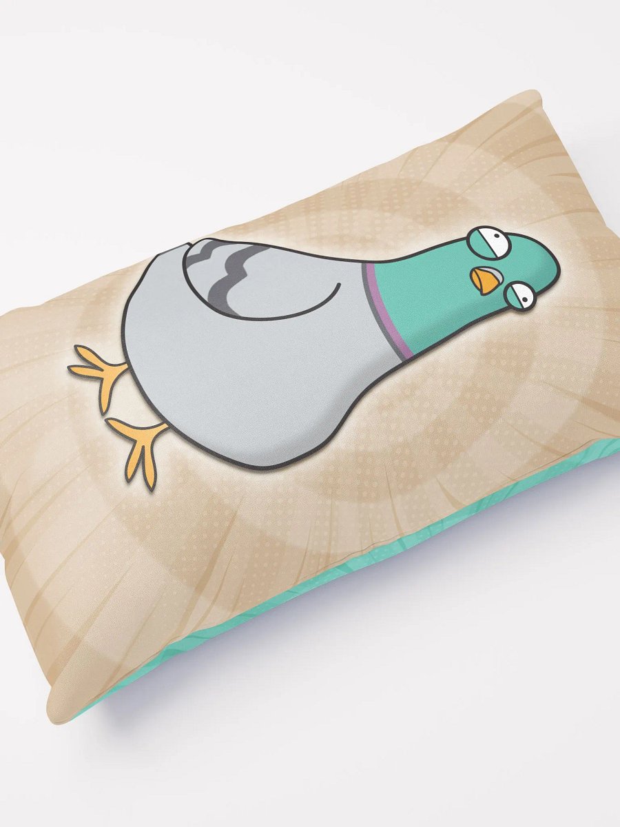 Pigeon Cushion (Teal/Cream) product image (4)