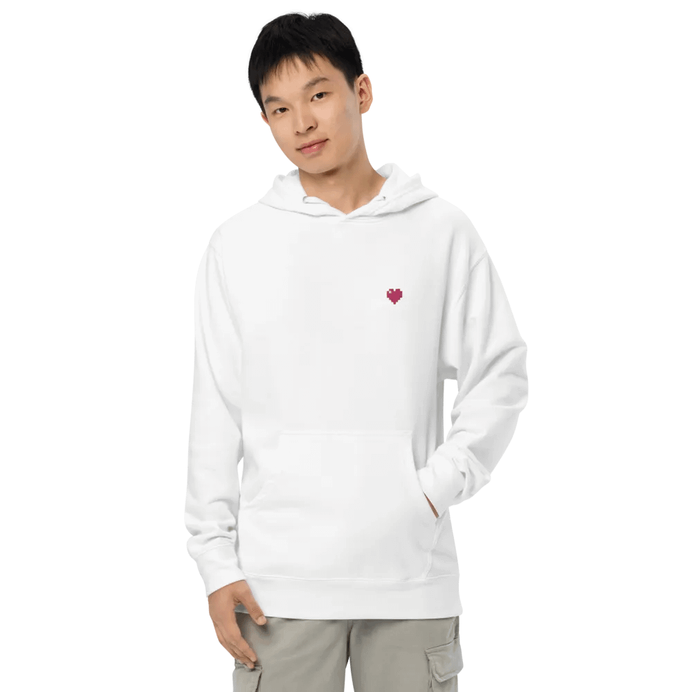 8-Bit Heart Beat Hoodie product image (2)