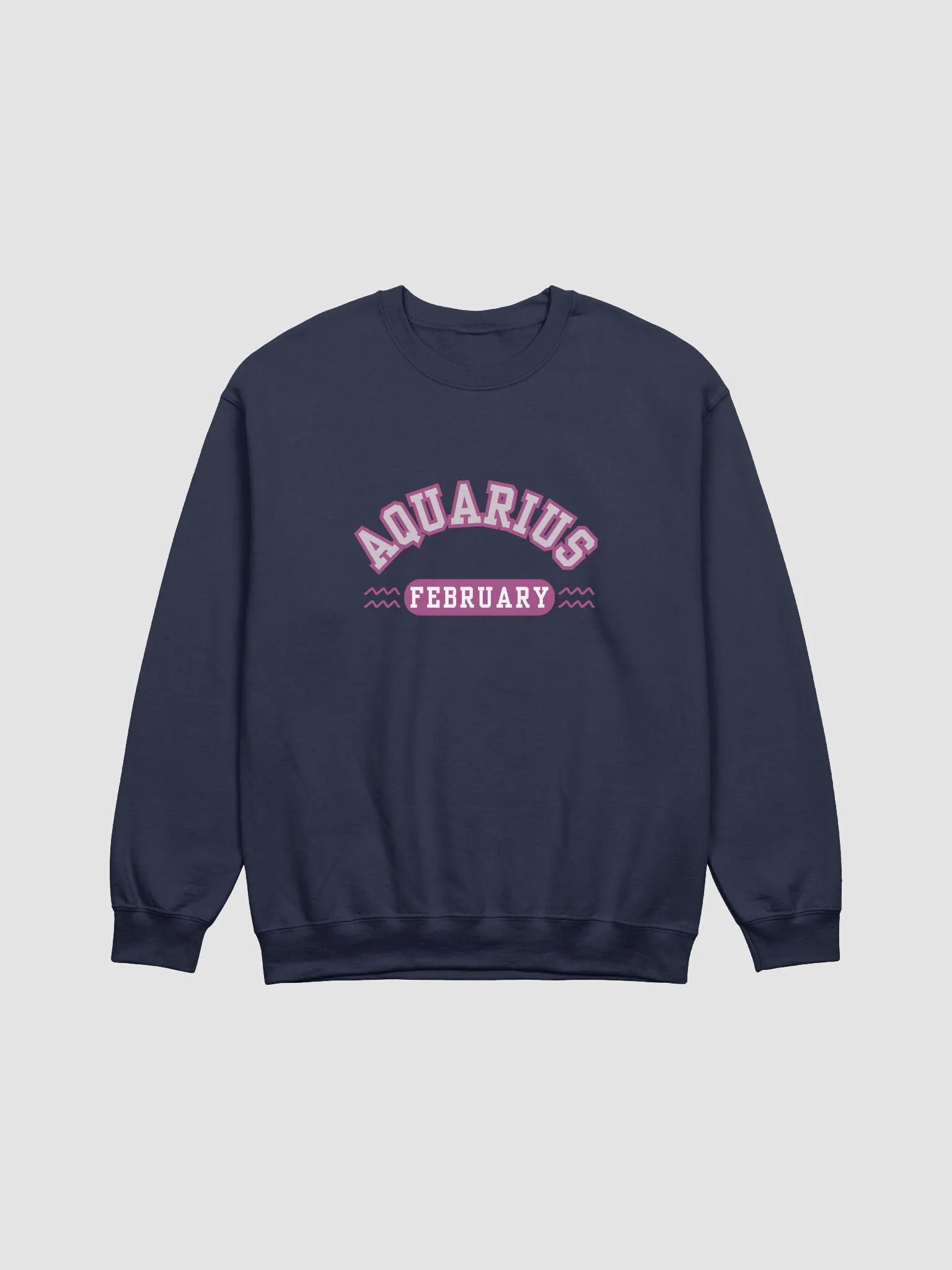 Aquarius February Zodiac Sign Sweatshirt product image (21)