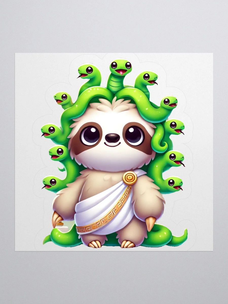 Medusa Sloth Sticker product image (1)
