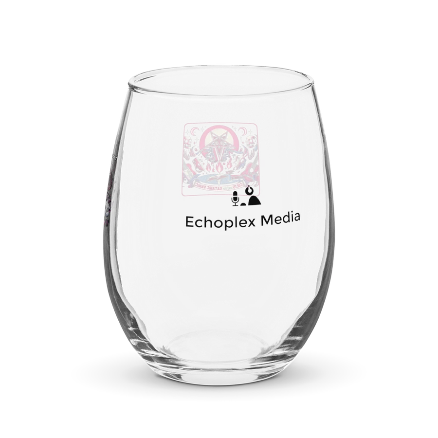 Cults And The Satanic Panic Stemless Wine Glass product image (2)
