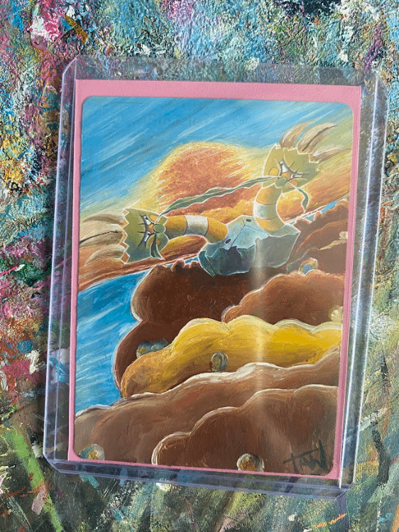 Binacle hand painted pokemon card 1/1 one of a kind product image (1)