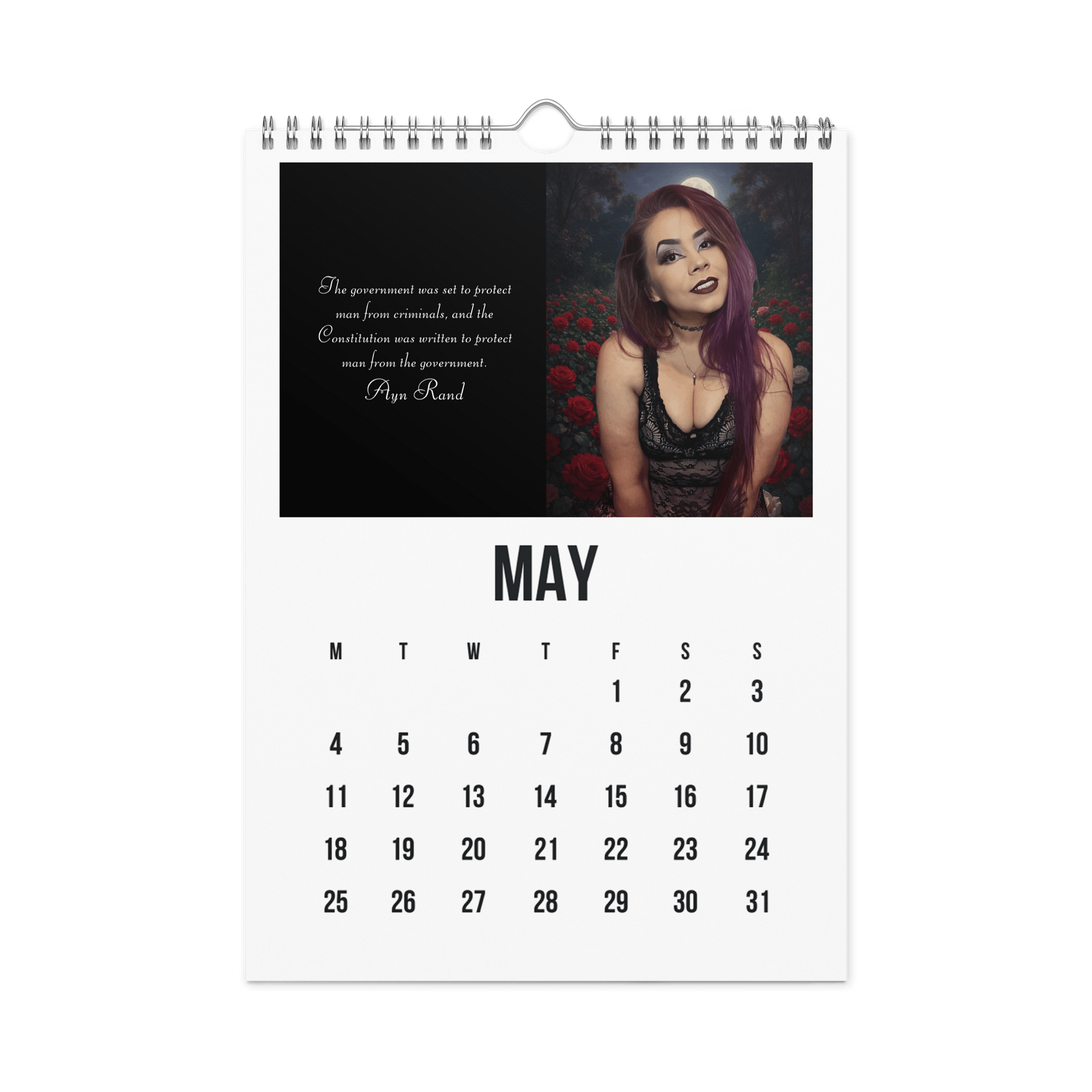 The LibertyTrap Pin-up Calendar 2026 product image (4)