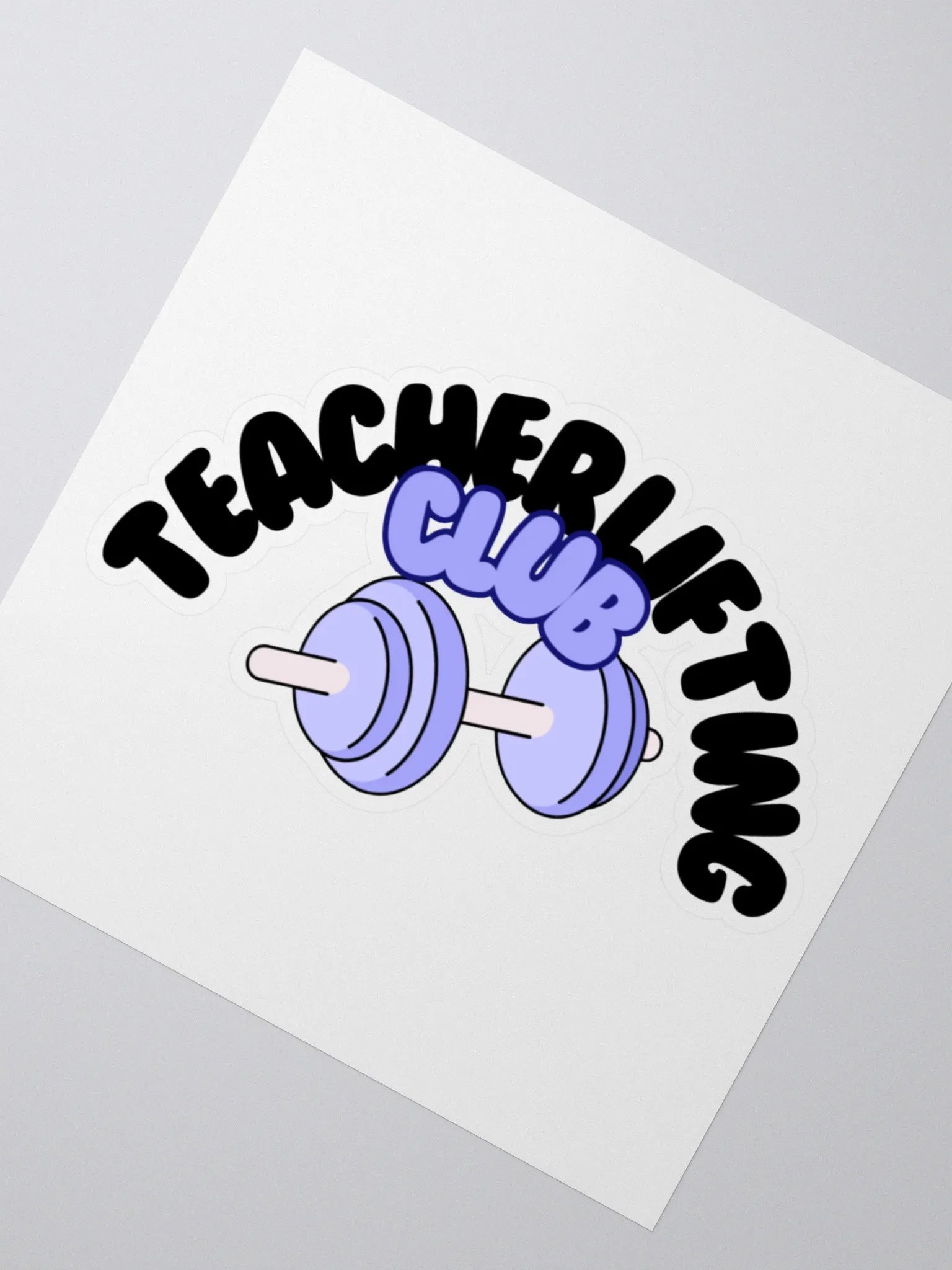 Teacher Lifting Club sticker product image (2)