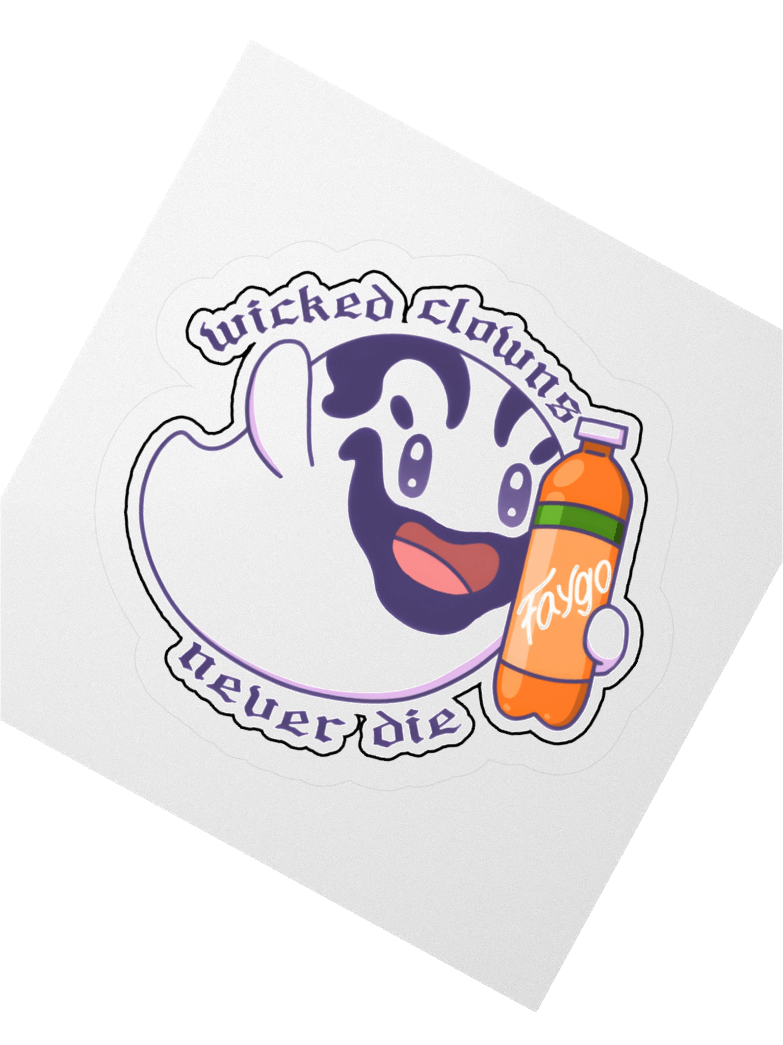 Juggalo Franklin the Ghost Sticker product image (4)