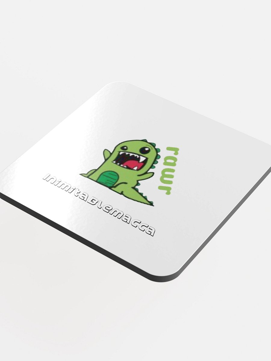 Rawr With InimitableMacca Cork Coaster product image (4)