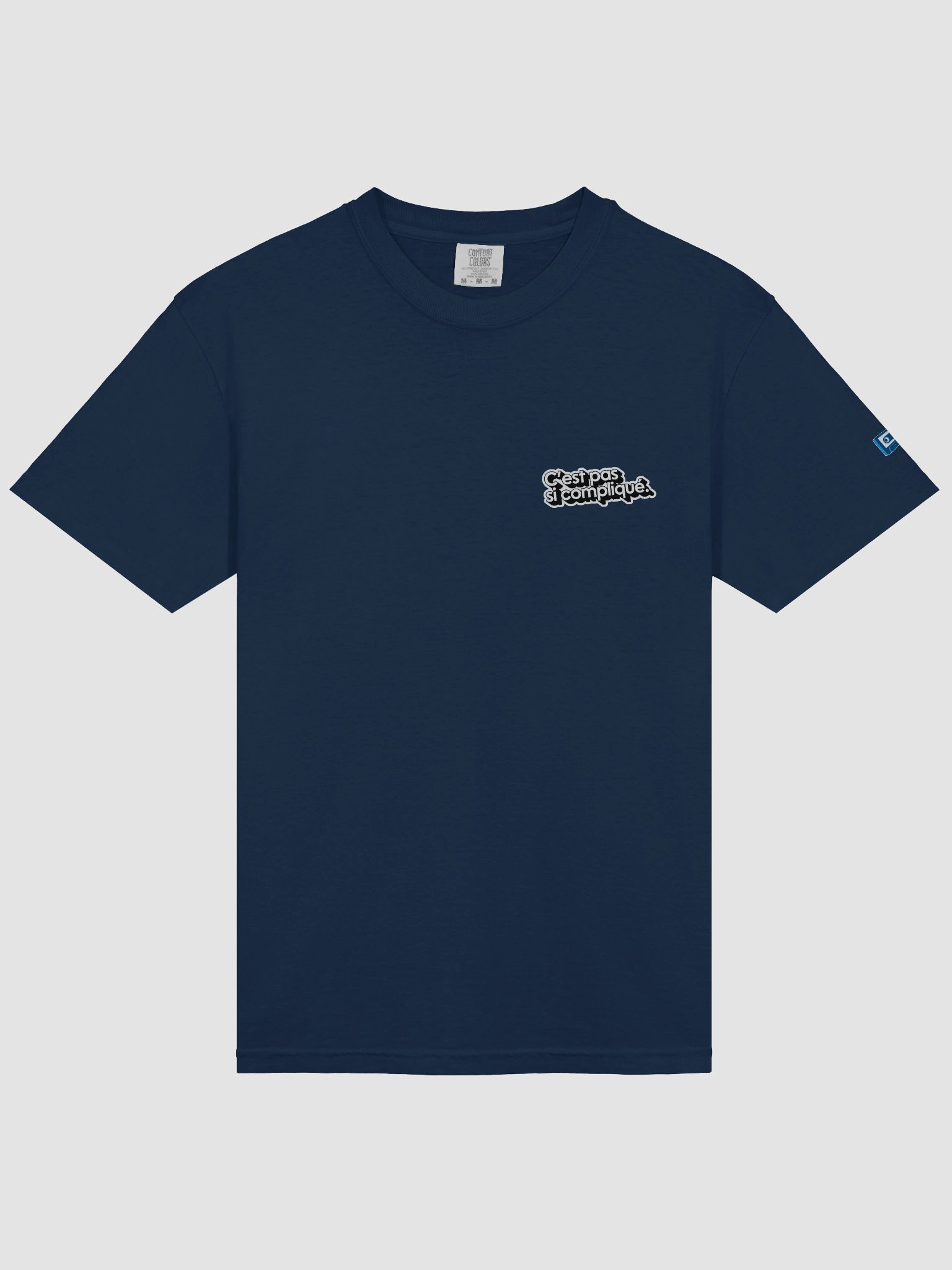 T-shirt C'est pas si compliqué. (petit logo noir) product image (1)