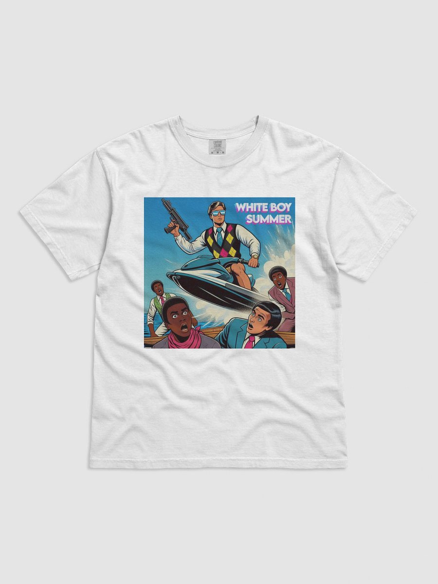 "White Boy Summer" Jetski with Gun T-Shirt product image (97)