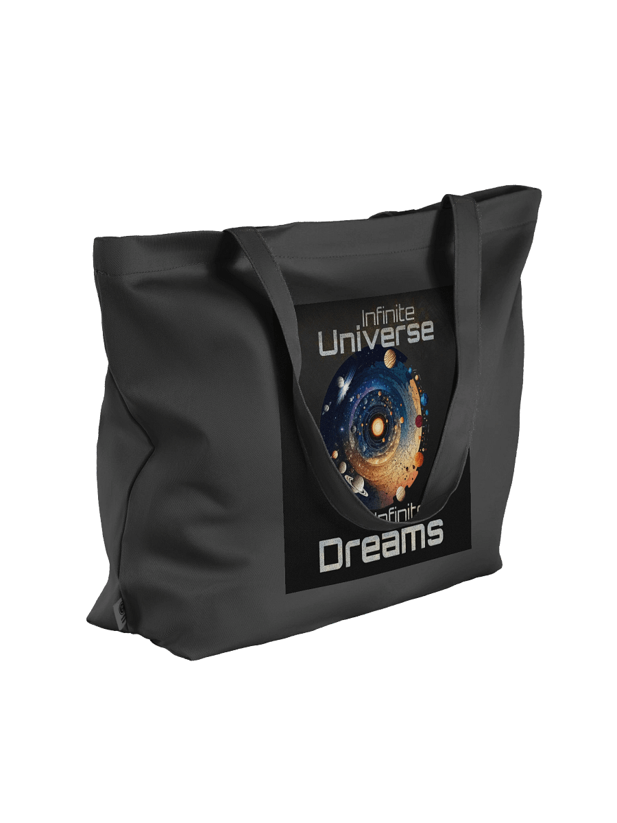 Cosmic Horizons - Infinite Universe, Infinite Dreams – Organic Cotton Tote Bag (Wide) product image (4)