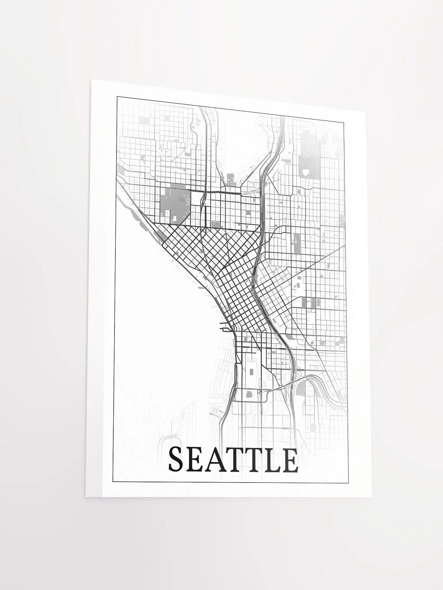 Seattle, Washington, USA, city map print product image (11)