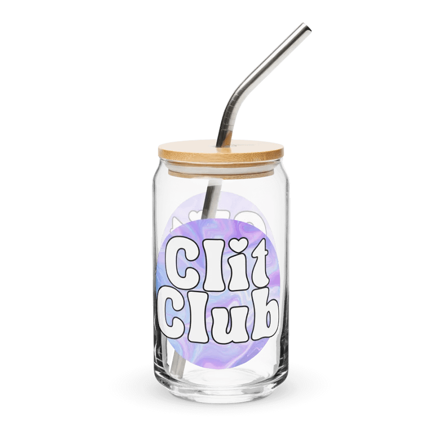 Clit Club Glass and Straw product image (1)
