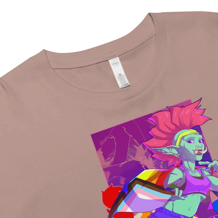 Troll Racer Crop Tshirt by Eggu product image (7)