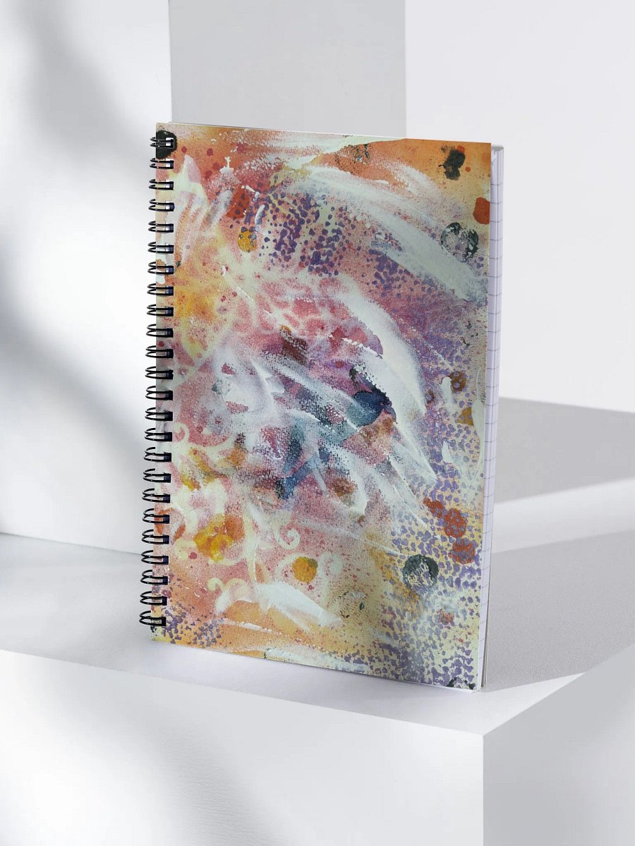 Flourish with Purple Spiral Notebook product image (4)