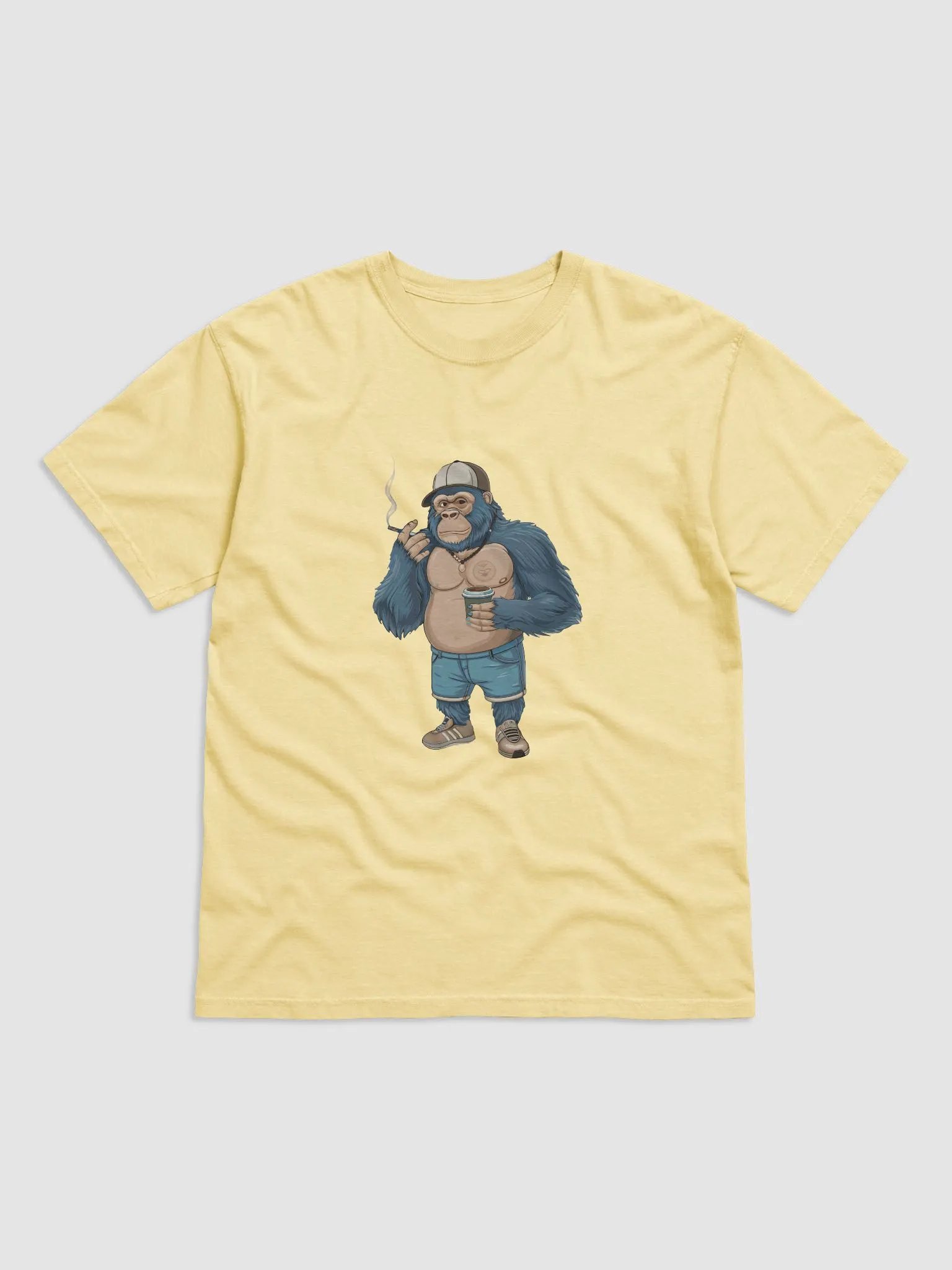 Comfort Colors Garment-Dyed Heavyweight T-Shirt- Blue Gorilla product image (19)