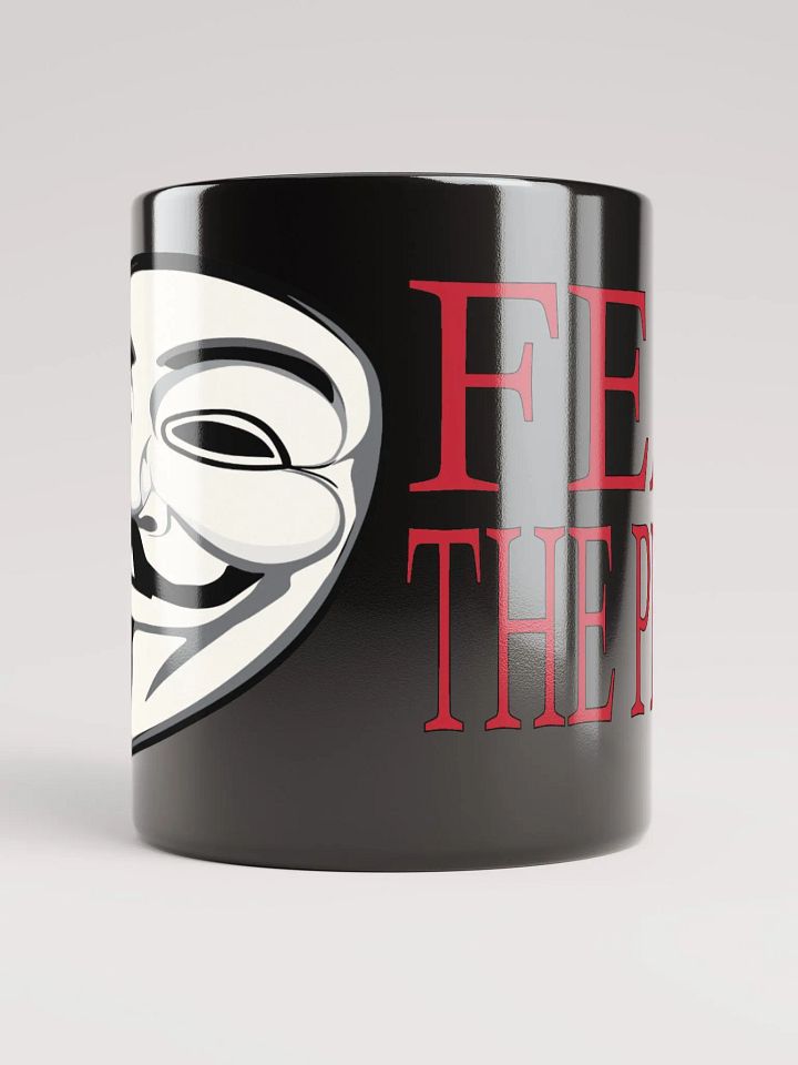 Fear The People - Black Glossy Mug product image (2)