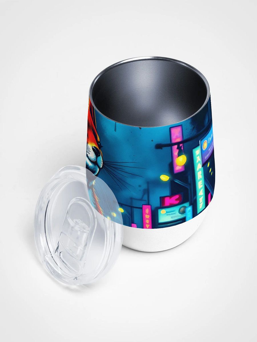 Neon Fox Wine Tumbler product image (3)