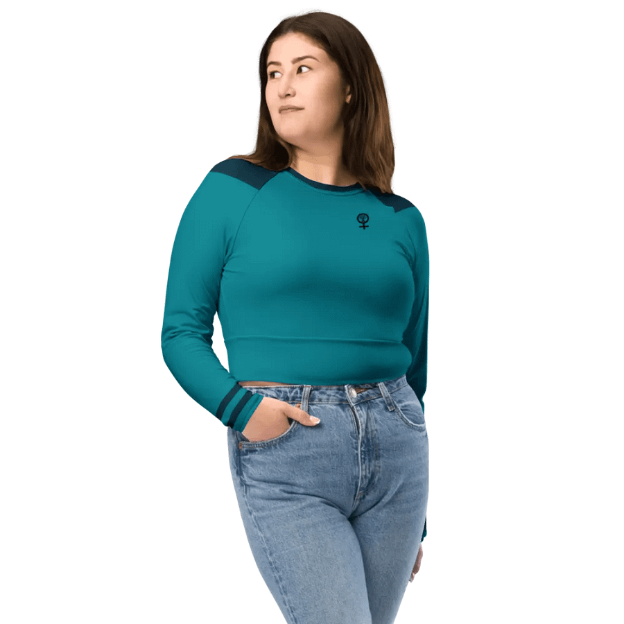 Venus Long Sleeve Crop Top product image (6)