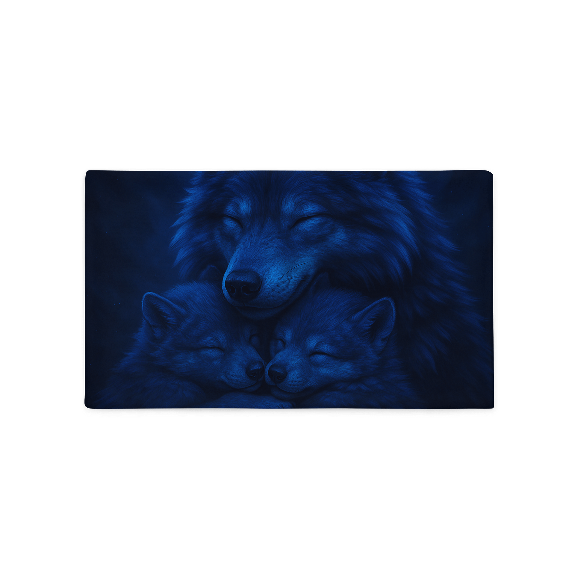 Serenity Blue Wolf Pack Pillowcase product image (2)