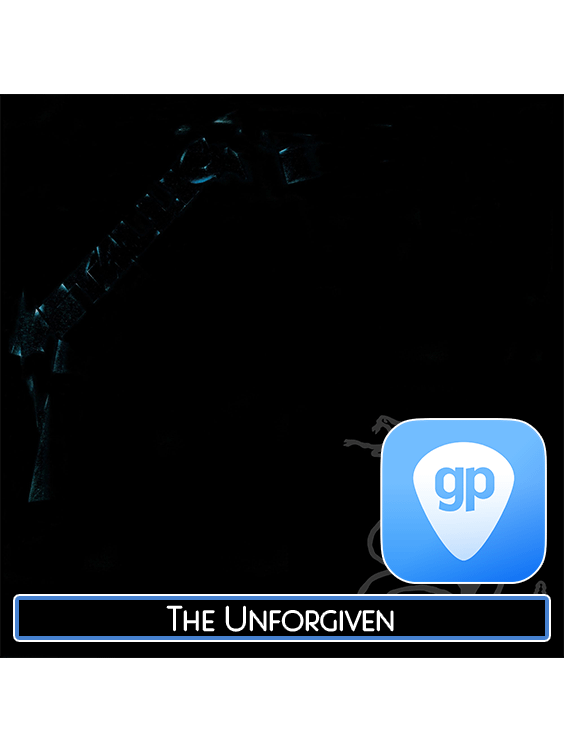 The Unforgiven PDF TAB + Backing Track MP3 product image (1)