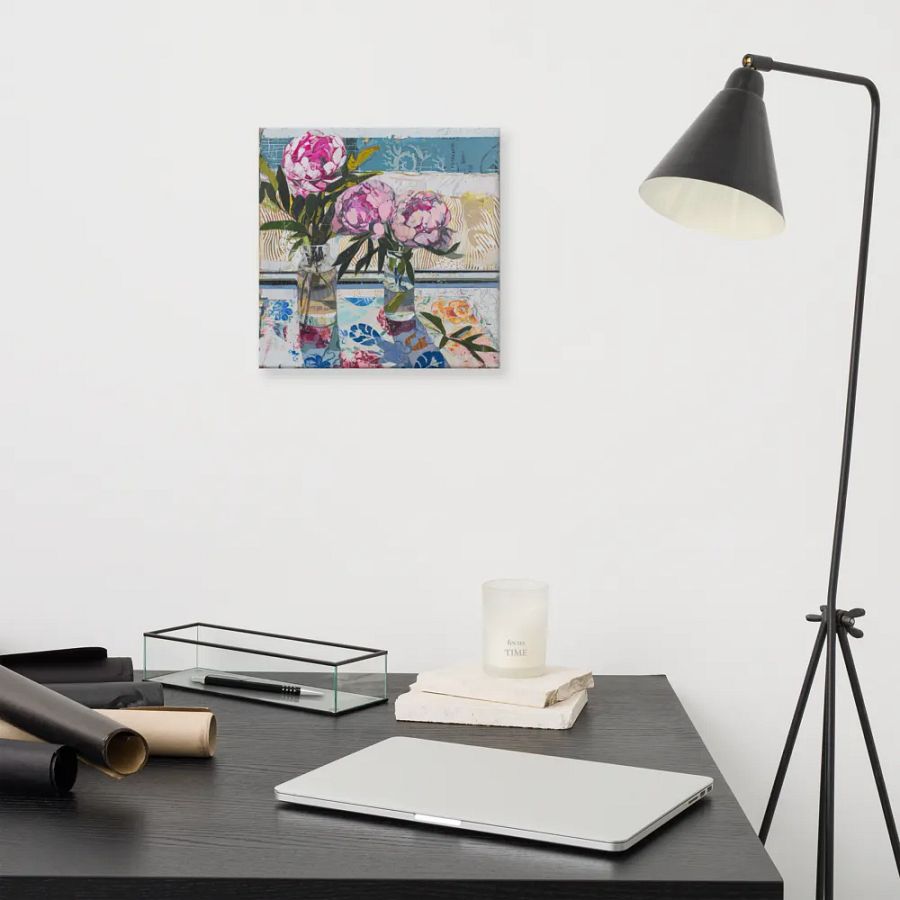 Art2401-41 Vase Flowers Still Life - Canvas Print - sm product image (8)