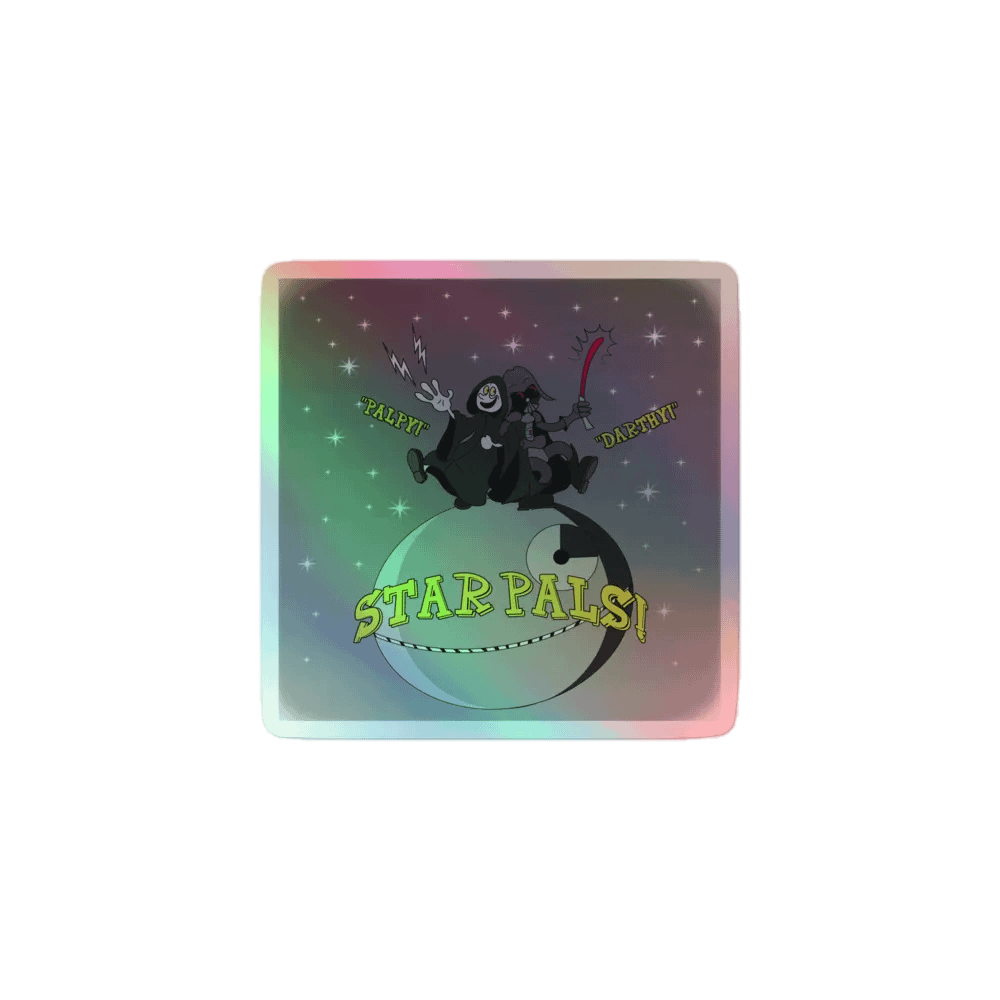 Darthy & Palpy Holo Sticker product image (1)