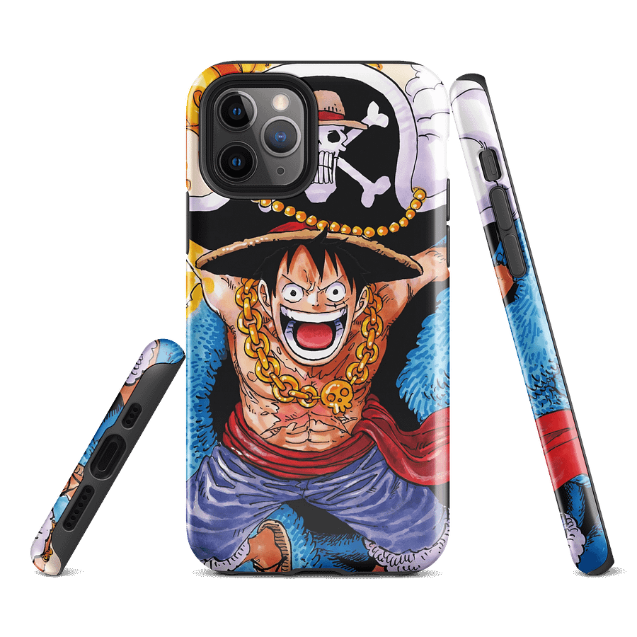 Luffy colored manga iPhone® Tough Case product image (2)