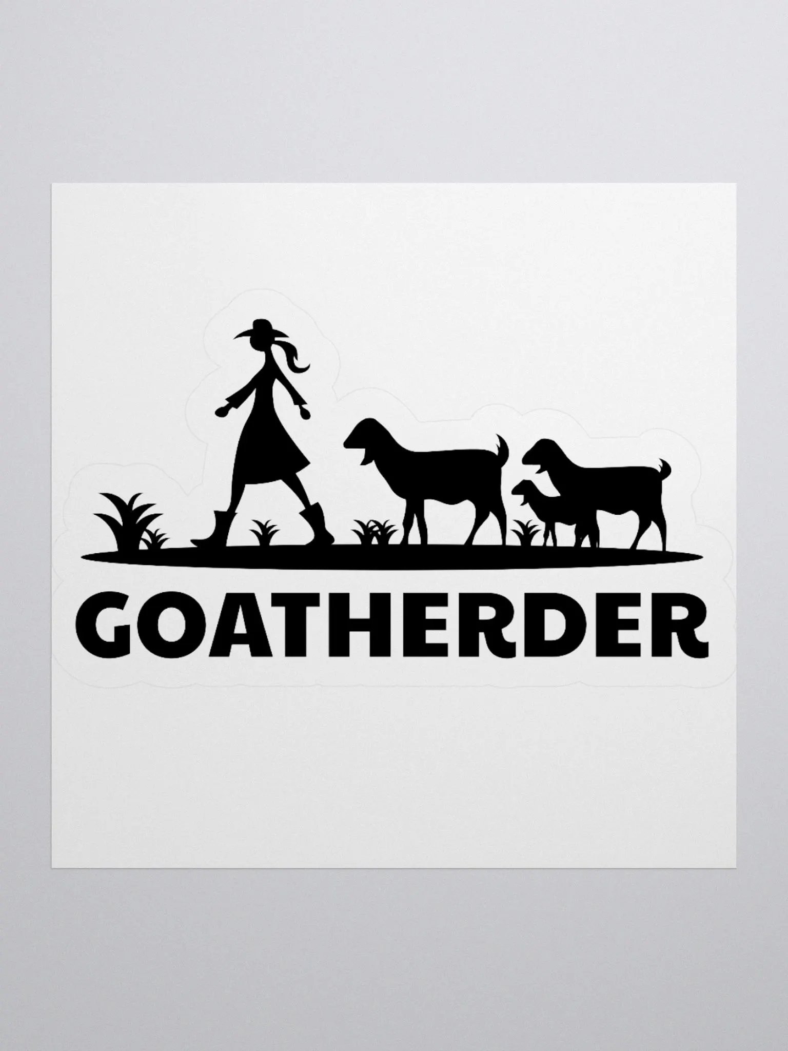 Goatherder KISS Cut Stickers product image (2)