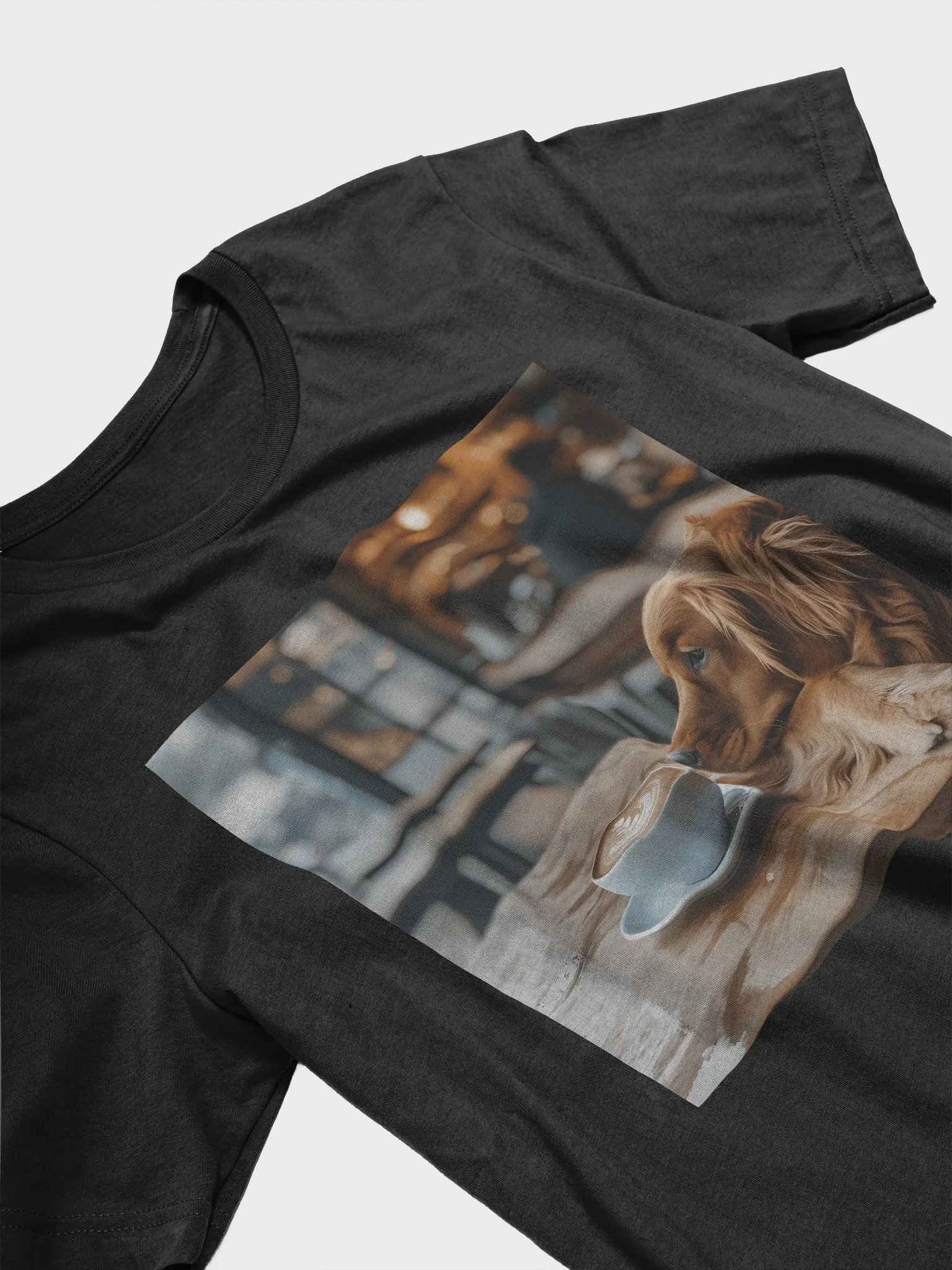 Café Dog T-Shirt | Coffee & Canine Lover Tee | Perfect for Pet Owners Who Love Coffee product image (3)