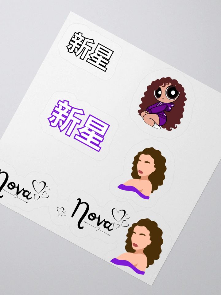 Nova Kiss Cut Stickers product image (3)