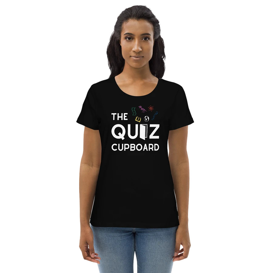 Quiz Cupboard Fitted T-Shirt Black product image (4)
