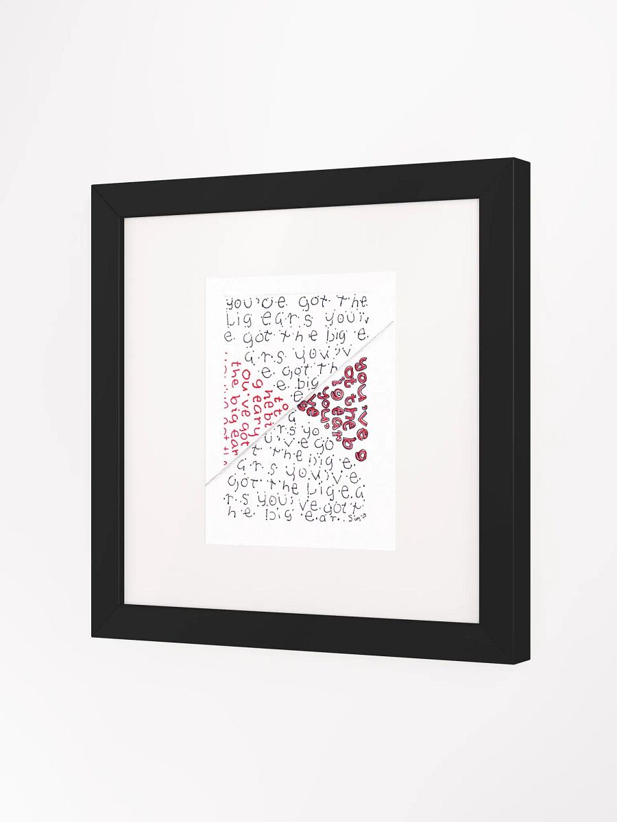 youve got the big ears Panel Card Print Framed product image (2)