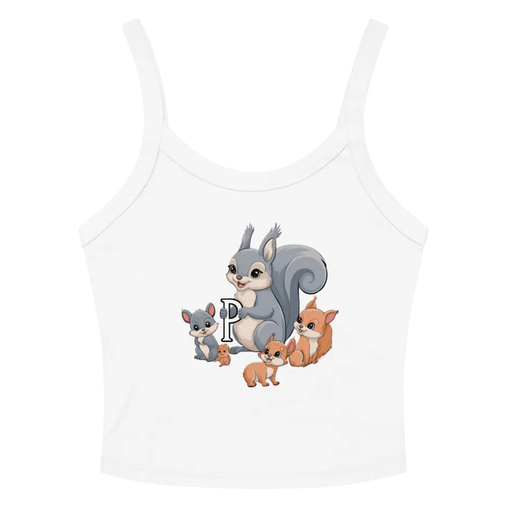 Cheerful Squirrel Party Tank Top product image (2)