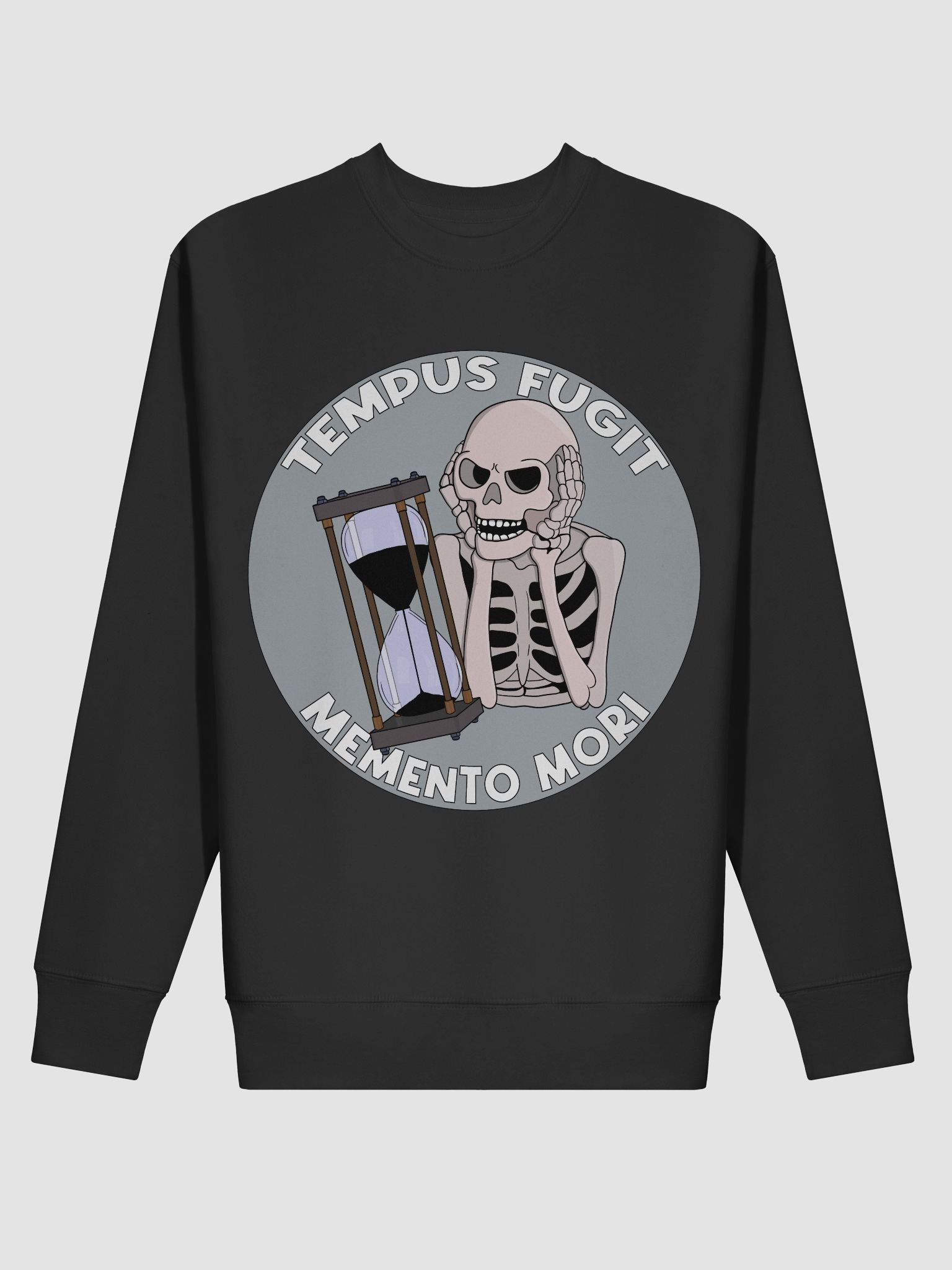 Tempus Fugit Skeleton Memento Mori Hourglass product image (2)