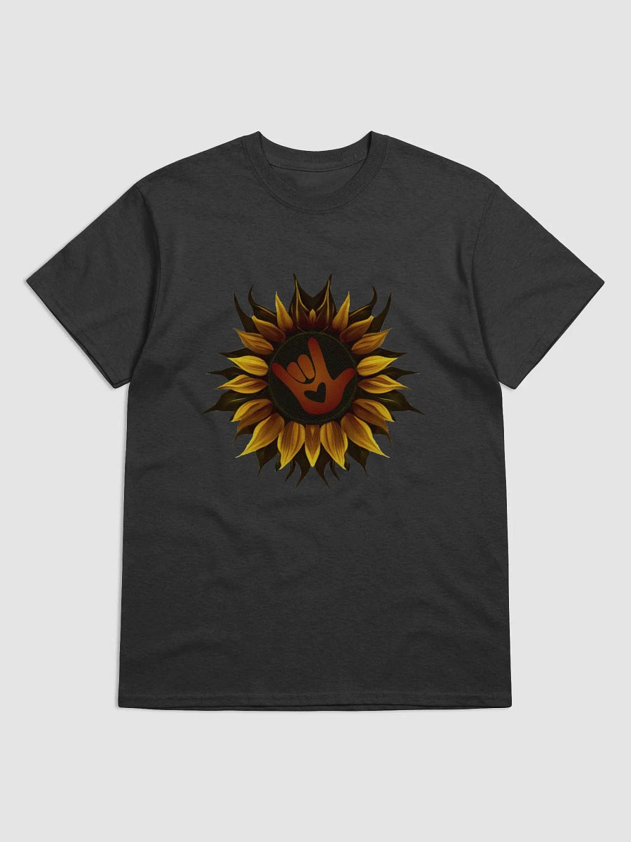 ASL Love Sunflower Gesture Tee product image (1)