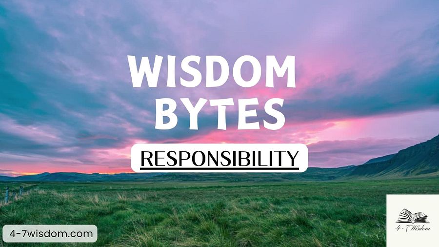 Wisdom Bytes: Responsiblity product image (1)