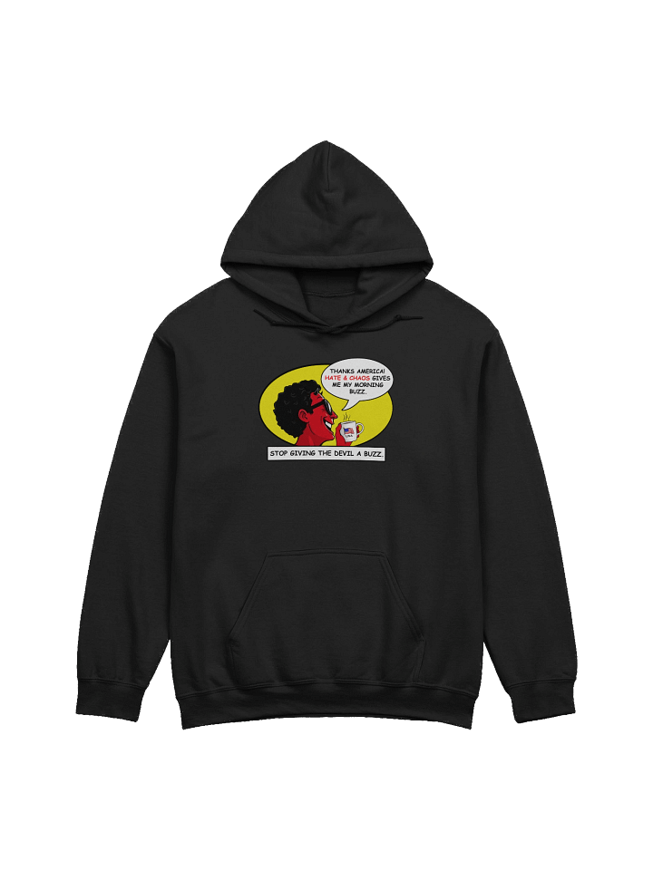 America Stop Giving The Devil A Buzz - Hoodie product image (2)