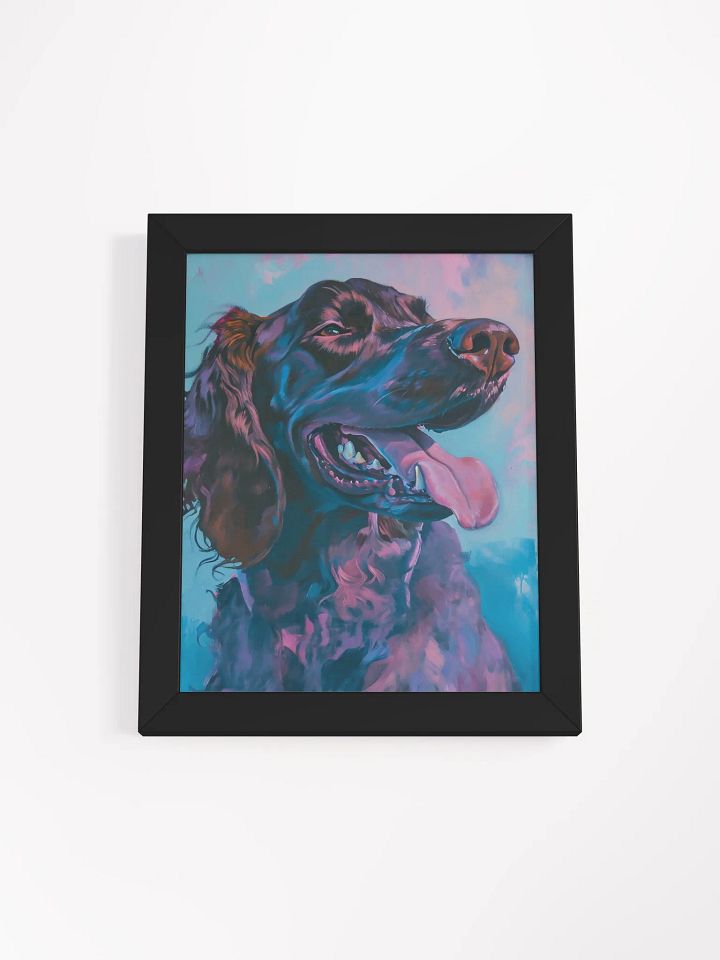 Joyful Canine Delight Framed Poster product image (1)