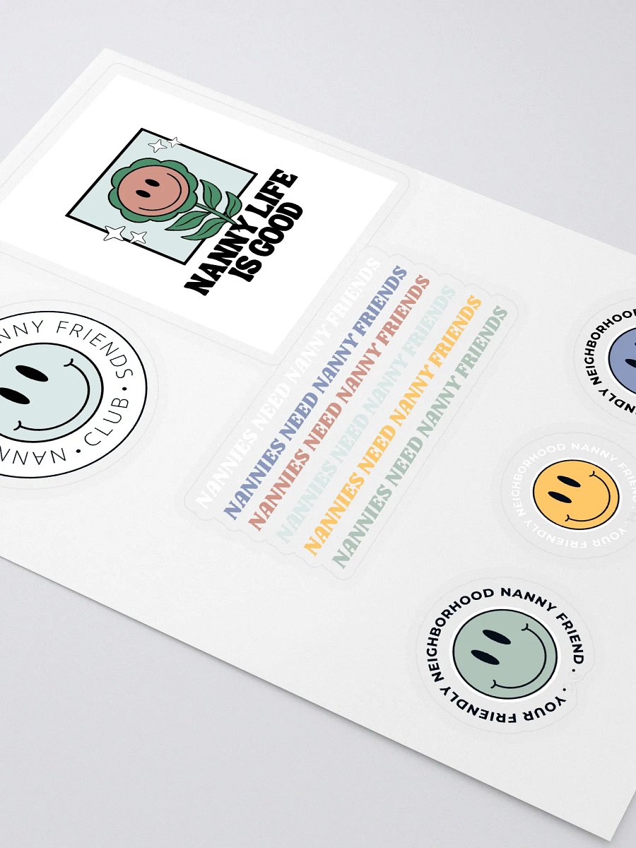 Nanny Friend Collection Sticker Sheet product image (2)