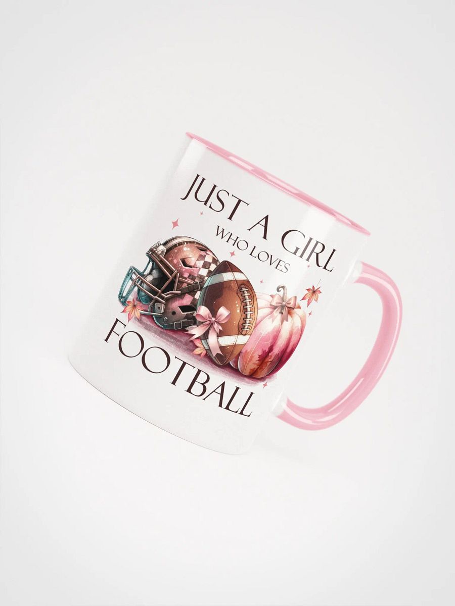 Just A Girl Who Loves Football Colored Mug product image (49)