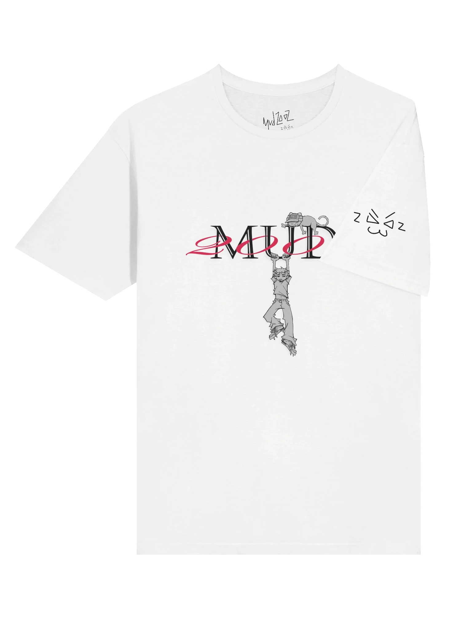 Mud2002 "Odd" Tee (White) product image (6)