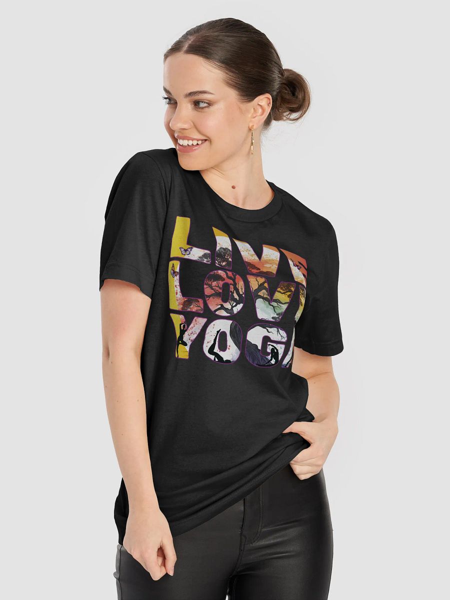 Live Love Yoga Mind Body and Spirit Meditation Practitioner Teacher T-Shirt product image (3)