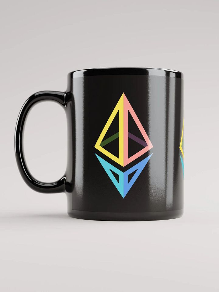 Ethereum Logo Black Mug product image (1)