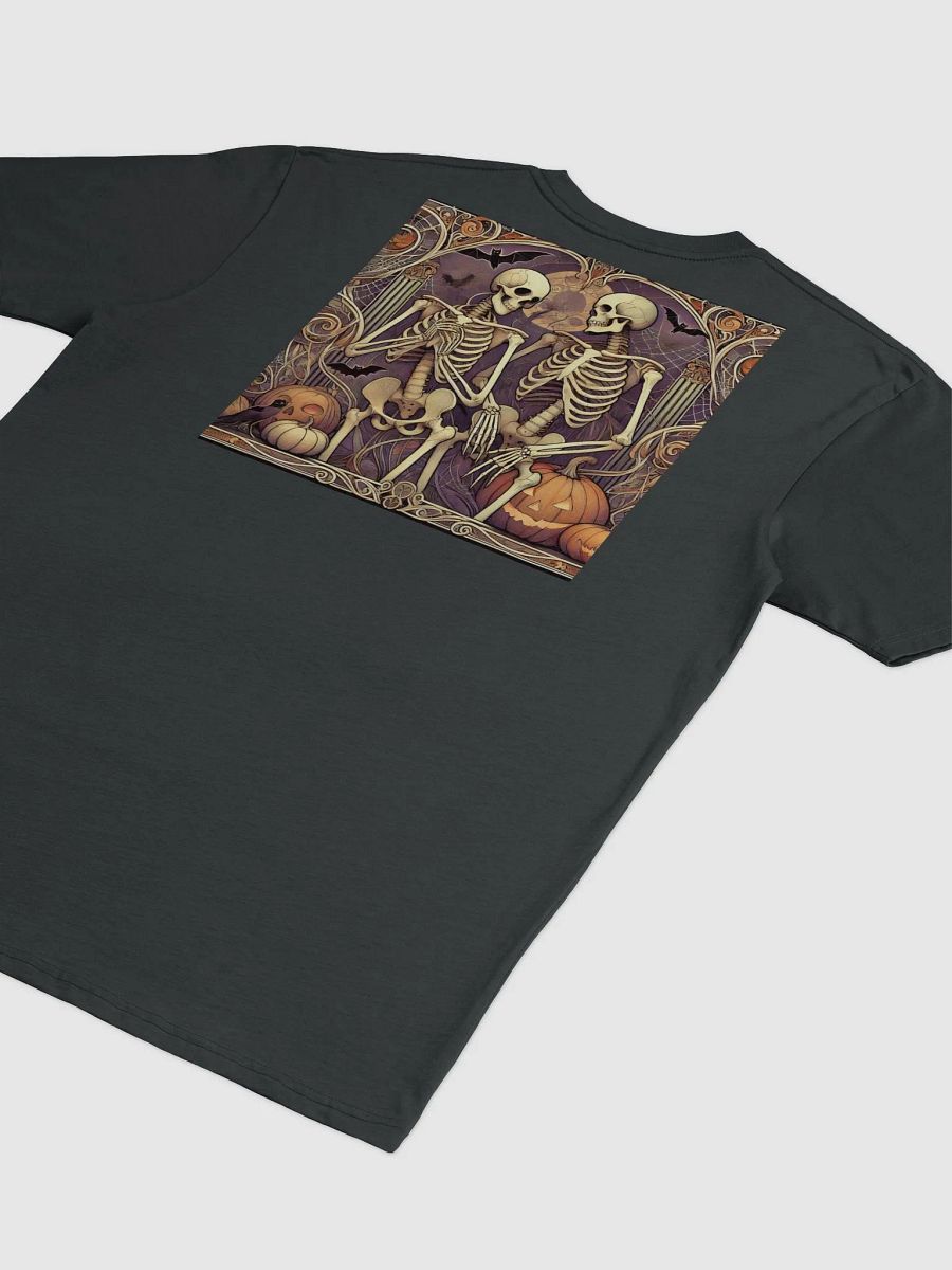 Art Nouveau Skeleton T-Shirt - Elegantly Dark Gothic Design for Everyday Wear product image (4)