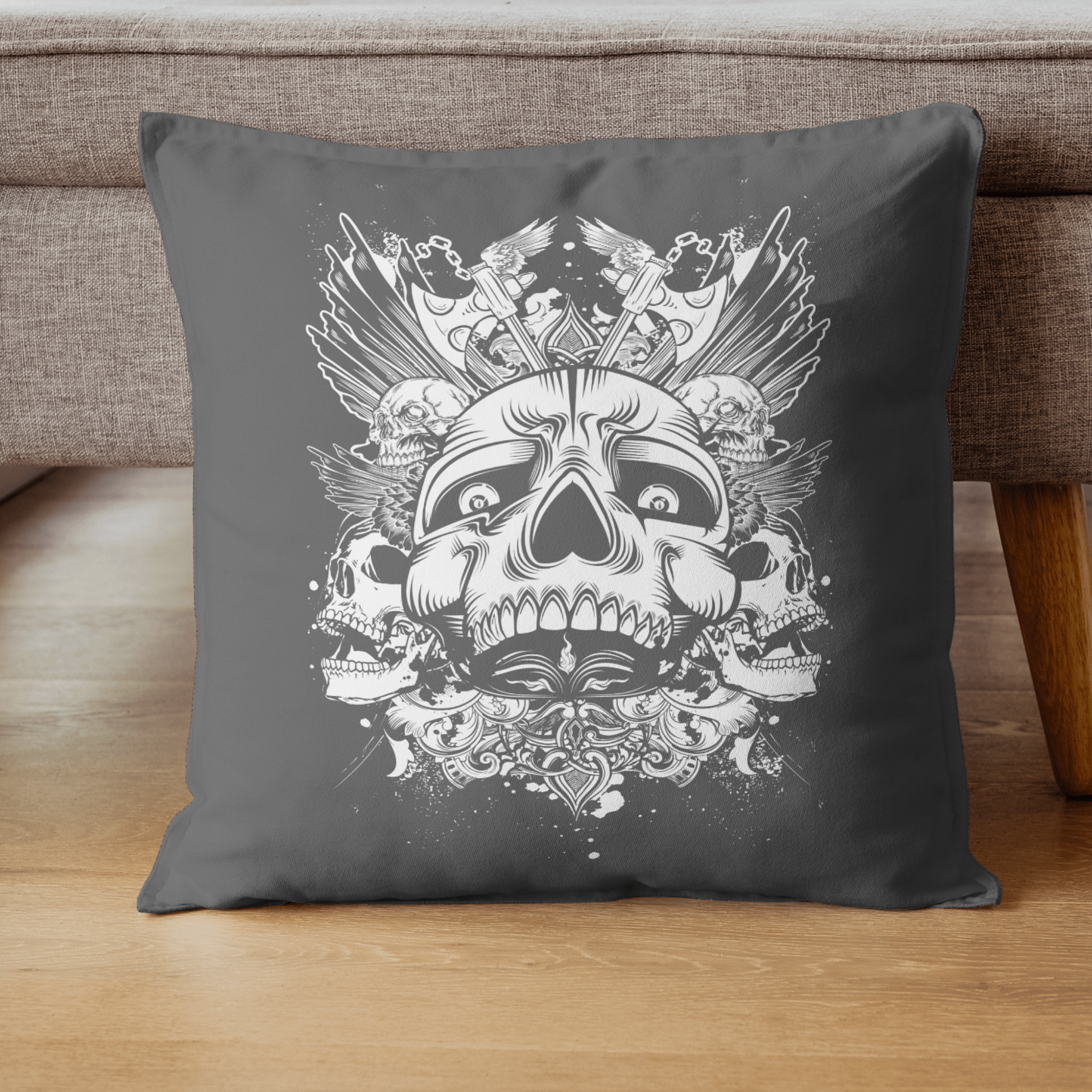 Skeleton Svg, Skull Svg, Halloween svg, battle axe svg, T-shirt svg, Custom Design, cut files cricut, svg,png, ai, eps, wing svg, product image (5)