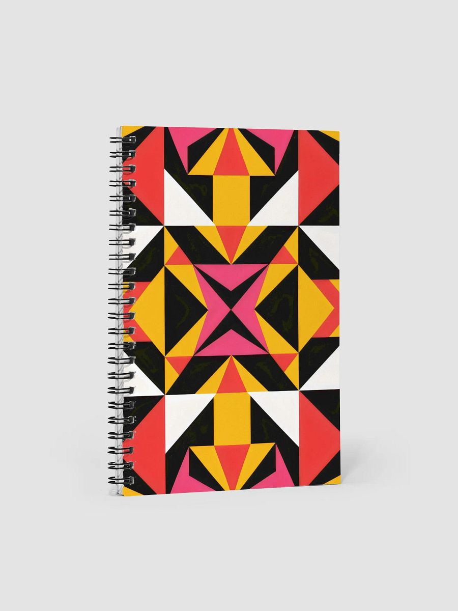 Geometric Harmony Spiral Notebook product image (1)