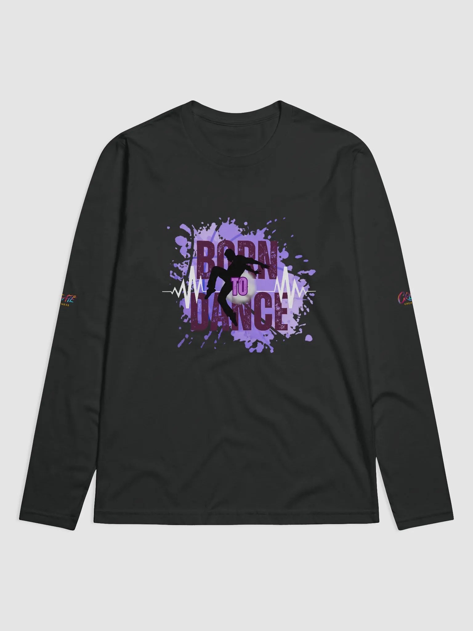 Born to Dance His Silhouette Long Sleeve Crew: Unleash Your Potential product image (3)