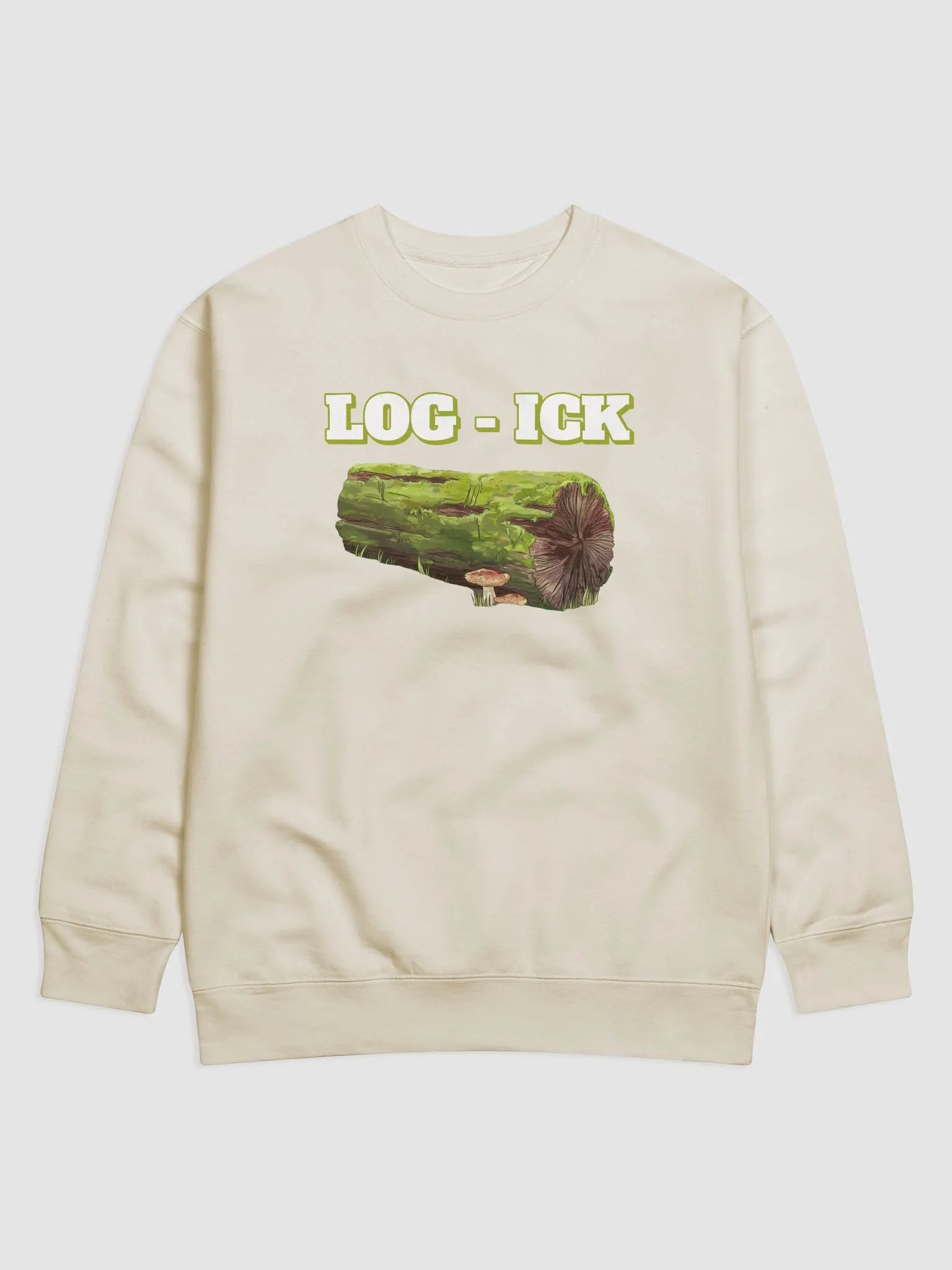 Log - Ick: Funny Play On Words Sweatshirt product image (10)
