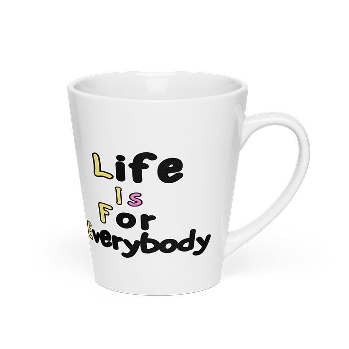 Colorful Life Latte Mug product image (2)